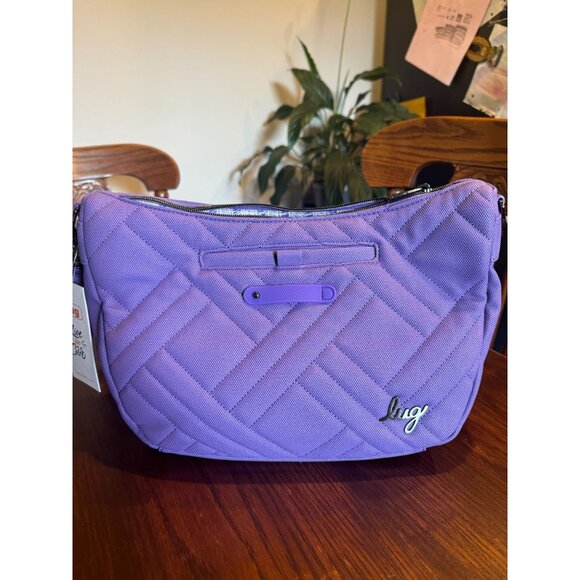 LUG Harmony Matte Luxe VL Crossbody Bag NWT - Amethyst Purple